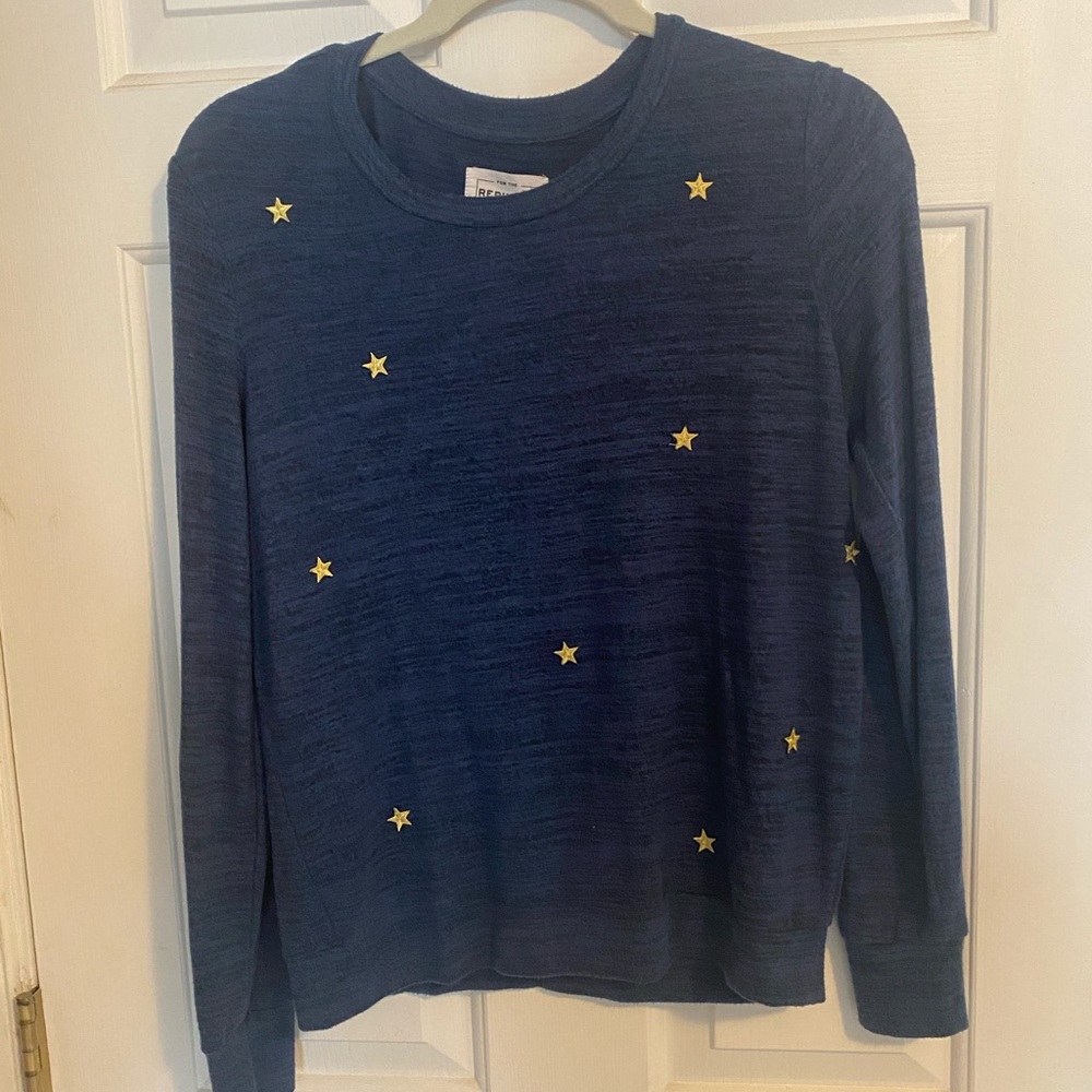 Blue starry sweater